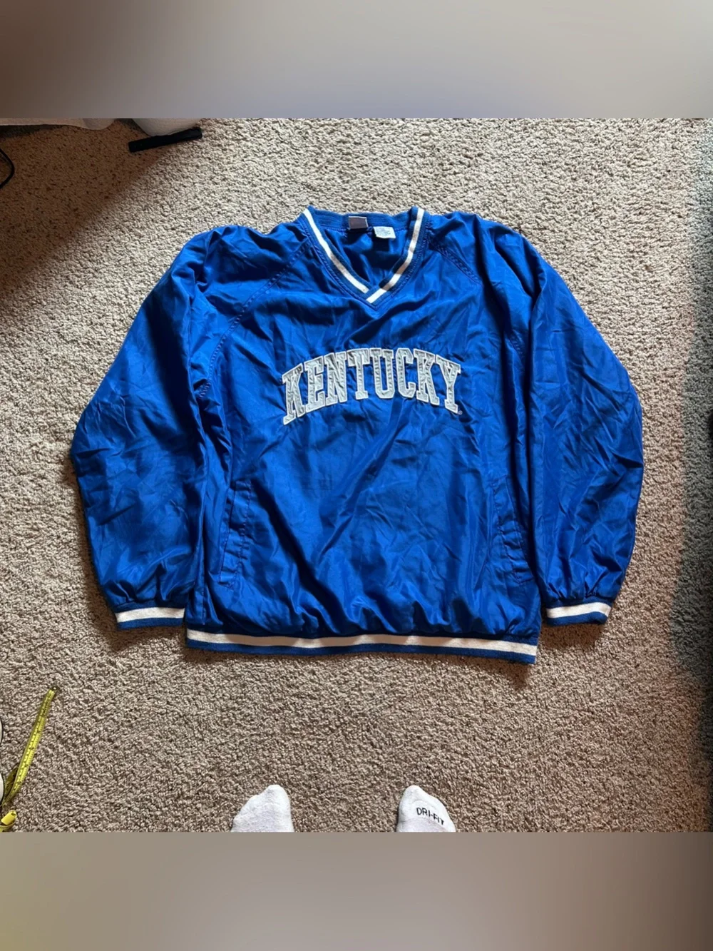 Kentucky Blue V-Neck Pullover Sweater